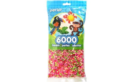 * Perler Beads - 6000 pc pack - Pink / Green
