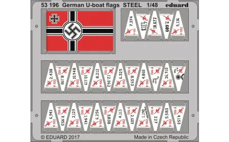 Eduard Photoetch 1:48 - German U-boat Flags
