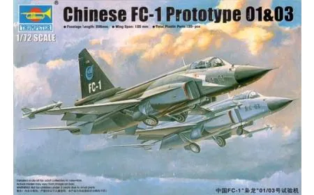 Trumpeter 1:72 - Chinese FC-1 Prototype 01 & 03