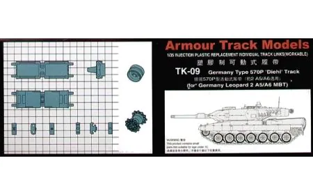 Trumpeter 1:35 - 570P 'DIEHL' Leopard 2 A5/A6 Track Links
