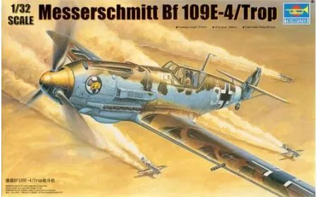 Trumpeter 1:32 - Messerschmitt Bf 109E-4/Trop