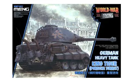 Meng Model - German King Tiger World War Toon