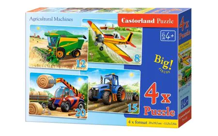 Castorland Jigsaw Premium (8 - 20 pc) Agricultural Machines