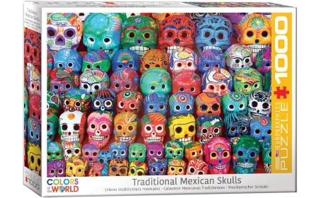 Eurographics Puzzle 1000 Pc - Traditional Mexican Skulls