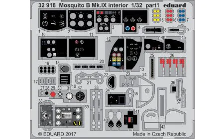 Eduard Photoetch 1:32 - Mosquito B Mk.IX Interior
