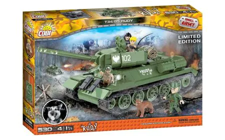 Cobi - Small Army - T34/85 Rudy, Ltd Edt (530 Pcs)