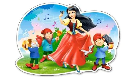 Castorland Jigsaw Premium Maxi 12 Pc - Snow White's Song