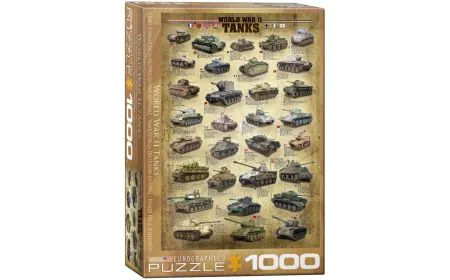 Eurographics Puzzle 1000 Pc - World War II Tanks
