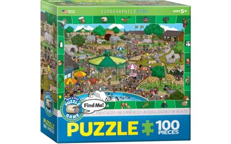 Eurographics Puzzle 100 Pc - Spot & Find - In the Zoo (MO)