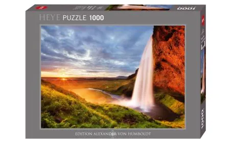 Heye Puzzles - 1000 Pc - Seljalandsfoss Waterfall