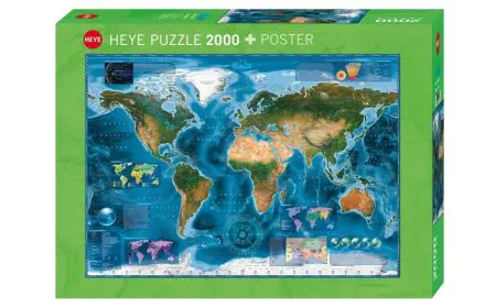 Heye Puzzles - 2000 Pc - Satellite Map