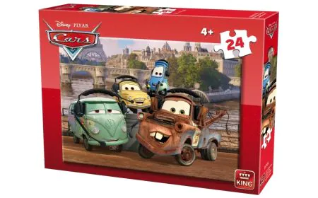 King Puzzles Disney 24 Pc - Cars