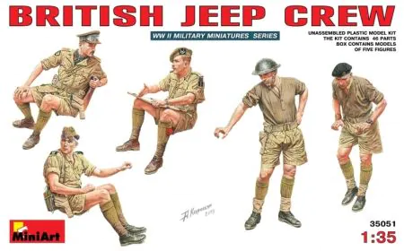 Miniart 1:35 - British Jeep Crew