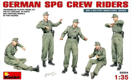 Miniart 1:35 - German SPG Crew Riders
