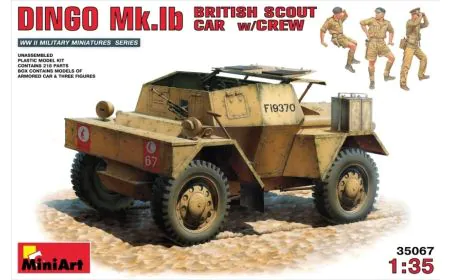 Miniart 1:35 - Dingo Mk.1b British Scout Car with Crew
