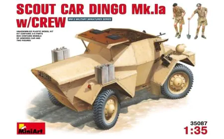 Miniart 1:35 - Dingo Mk.Ia British Scout Car with Crew