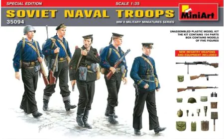 Miniart 1:35 - Soviet Naval Troops (Special Edition)