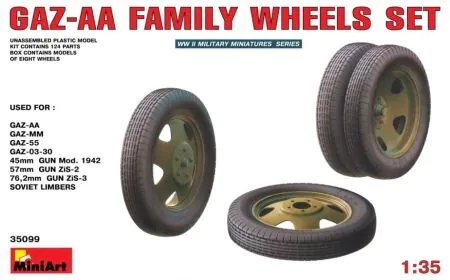 Miniart 1:35 - GAZ-AA Family Wheels Set