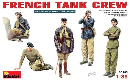 Miniart 1:35 - French Tank Crew