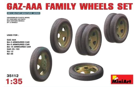 Miniart 1:35 - GAZ-AAA Family Wheels Set