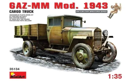 Miniart 1:35 - GAZ-MM Mod.1943 1.5t Cargo Truck