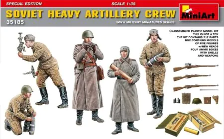 Miniart 1:35 - Soviet Heavy Artillery Crew Special Edition