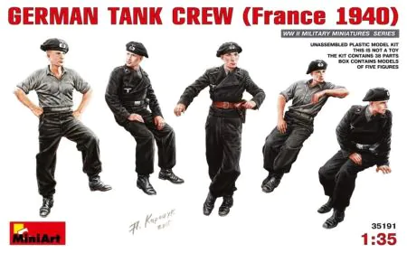 Miniart 1:35 - German Tank Crew (France 1940)