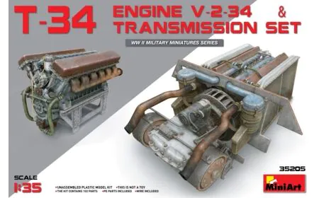 Miniart 1:35 - T-34 Engine & Transmission Set