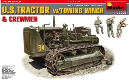 Miniart 1:35 - US Tractor with Towing Winch & Crewmen