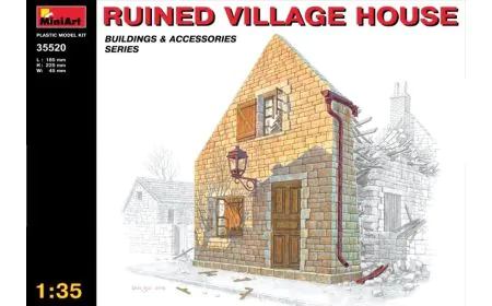 * Miniart 1:35 - Ruined Village House