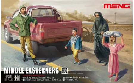 Meng Model 1:35 - Middle Easterners in Street