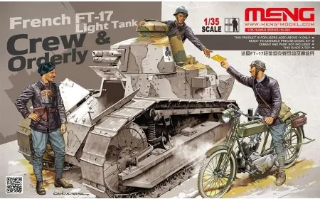 Meng Model 1:35 - FT-17 French Tank Crew and Orderly