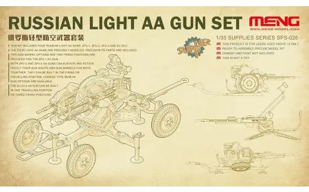 Meng Model 1:35 - Russian Light AA Gun Set