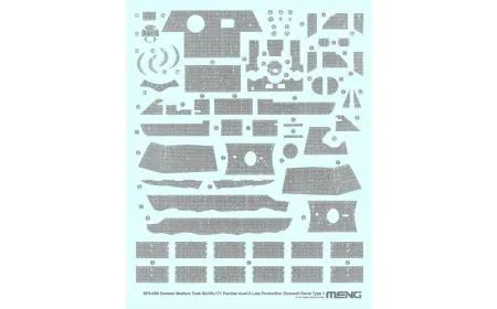 Meng Model 1:35 - Sd.Kfz.171 Panther Zimmerit Decal A