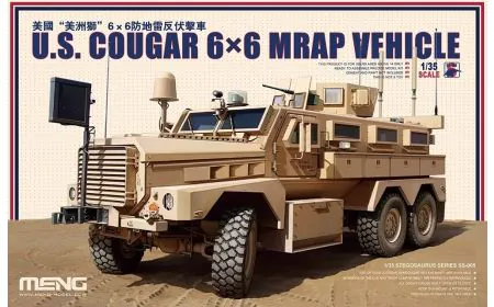 Meng Model 1:35 - US Cougar 6x6 MRAP Vehicle
