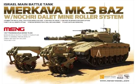 Meng Model 1:35 - Israeli Merkava Mk.3BAZ Mine Roller