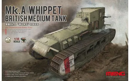 Meng Model 1:35 - Whippet Mk.A British Medium Tank