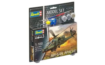 Revell Model Set 1:100 AH-64A Apache