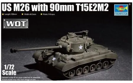 Trumpeter 1:72 - US M26 with 90mm T15E2M2