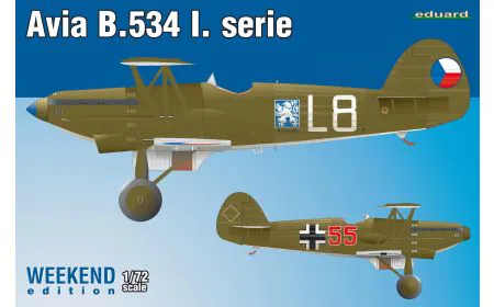 Eduard Kit 1:72 Weekend - Avia B-534 I. serie