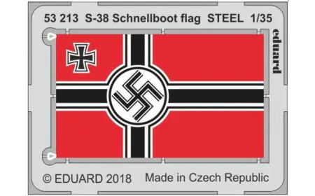 Eduard Photoetch 1:35 - S-38 Schnellboot Flag Steel (Ita)