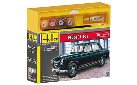 Heller 1:43 Gift Set - Peugeot 403
