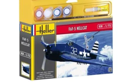 Heller 1:72 Gift Set - F6F-5 Hellcat