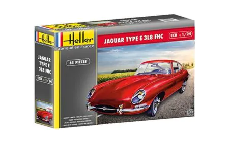Heller 1:24 Gift Set - Jaguar E Type 3L8 FHC