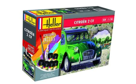 Heller 1:24 Gift Set - Citroen 2 CV