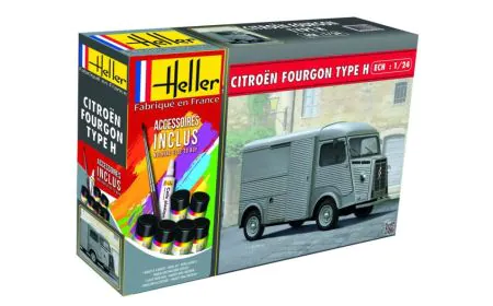 Heller 1:24 Gift Set - Citroen Fourgon HY