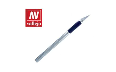 AV Vallejo Tools - Soft Grip Craft Knife #1 with #11 Blade