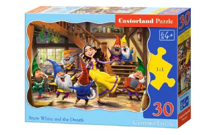 Castorland Jigsaw Classic 30 pc - Snow White & 7 Dwarfs