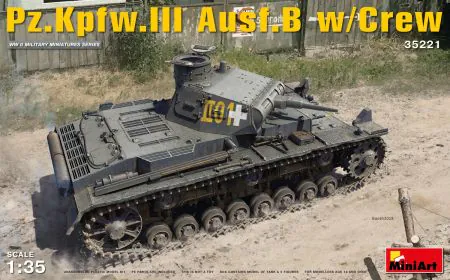 Miniart 1:35 - Pz.Kpfw.III Ausf.B with Crew