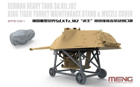 Meng Model 1:35 - Sd.Kfz.182 King Tiger Stand & Cover